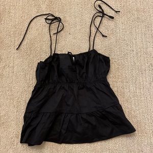 black h & m summer tank